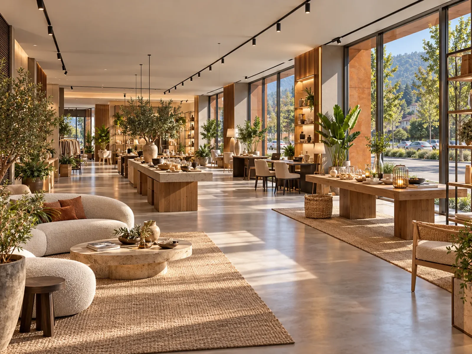 Showroom, render illustrativo
